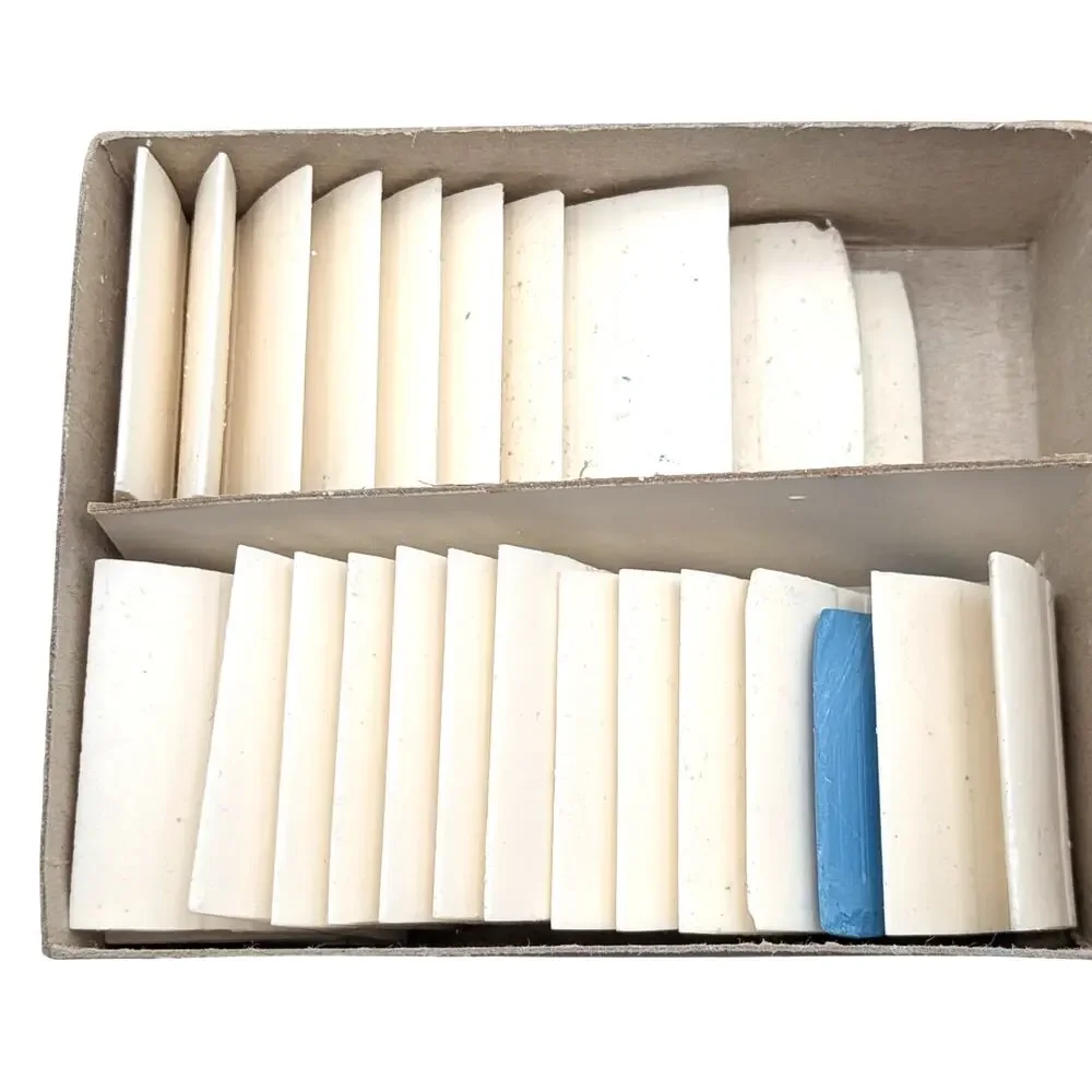 P-M-C Perfection Master Tailor Crayons 24pc White Vintage Box Sewing Notions